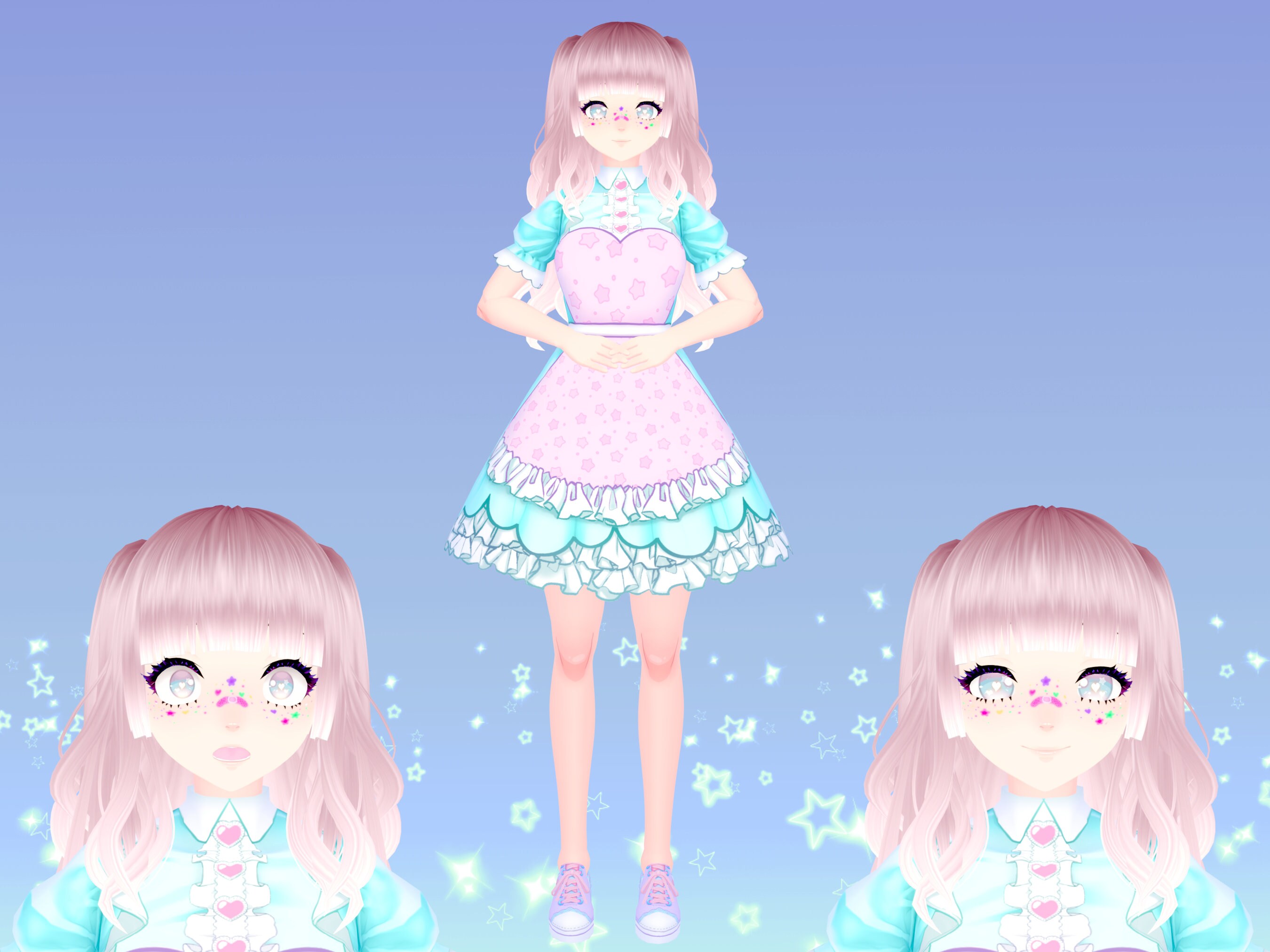 Lolita Vroid 3D Vtuber Model fully Rigged Ready to Use - Etsy Canada