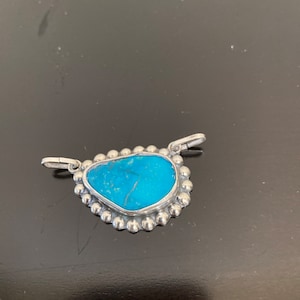 Dije de plata y turquesa