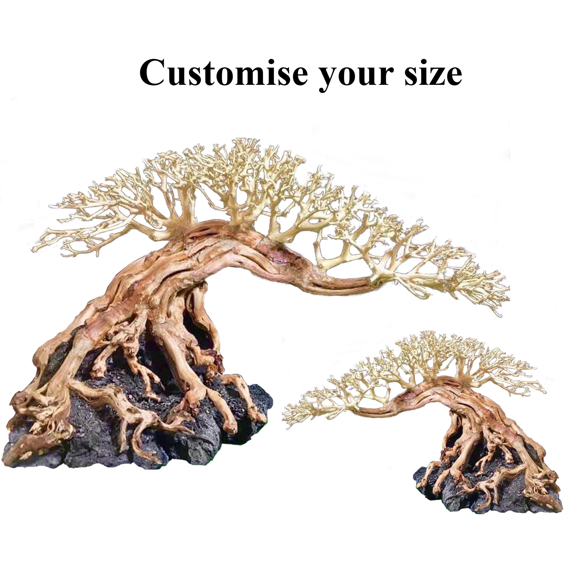 Aquarium driftwood bonsai driftwood aquarium bonsai tree Etsy