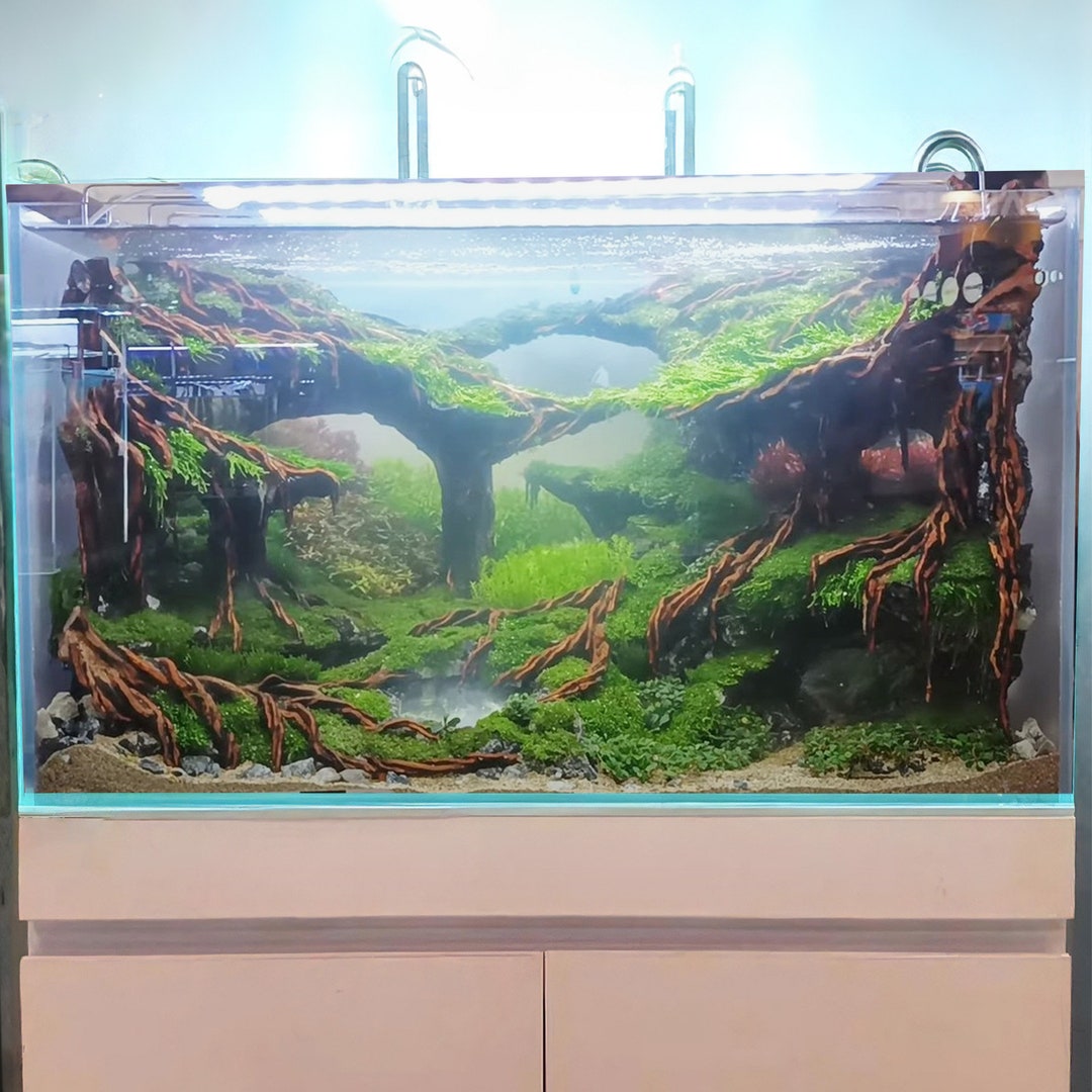 Large Aquarium Driftwood Rocks Cave Aquascape Hardscape Hideout Drift