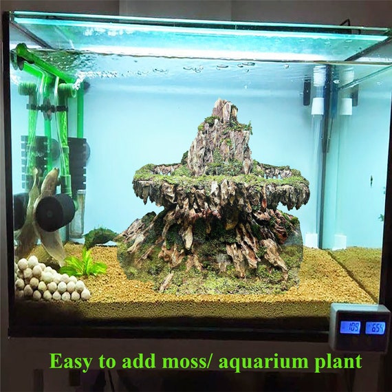 Dragon Stone Aquarium Aquascaping Bonsai Rock Cave Fish Tank Decorations -   Hong Kong