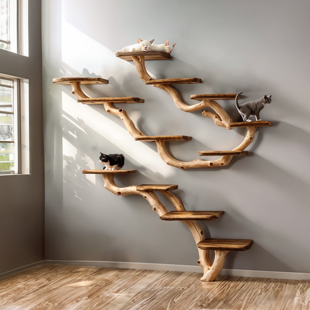 Docal Kletterturm Für Katzen – Kaktus-Design Mit Sisalstämmen & Obst-Plattformen, Platzsparend