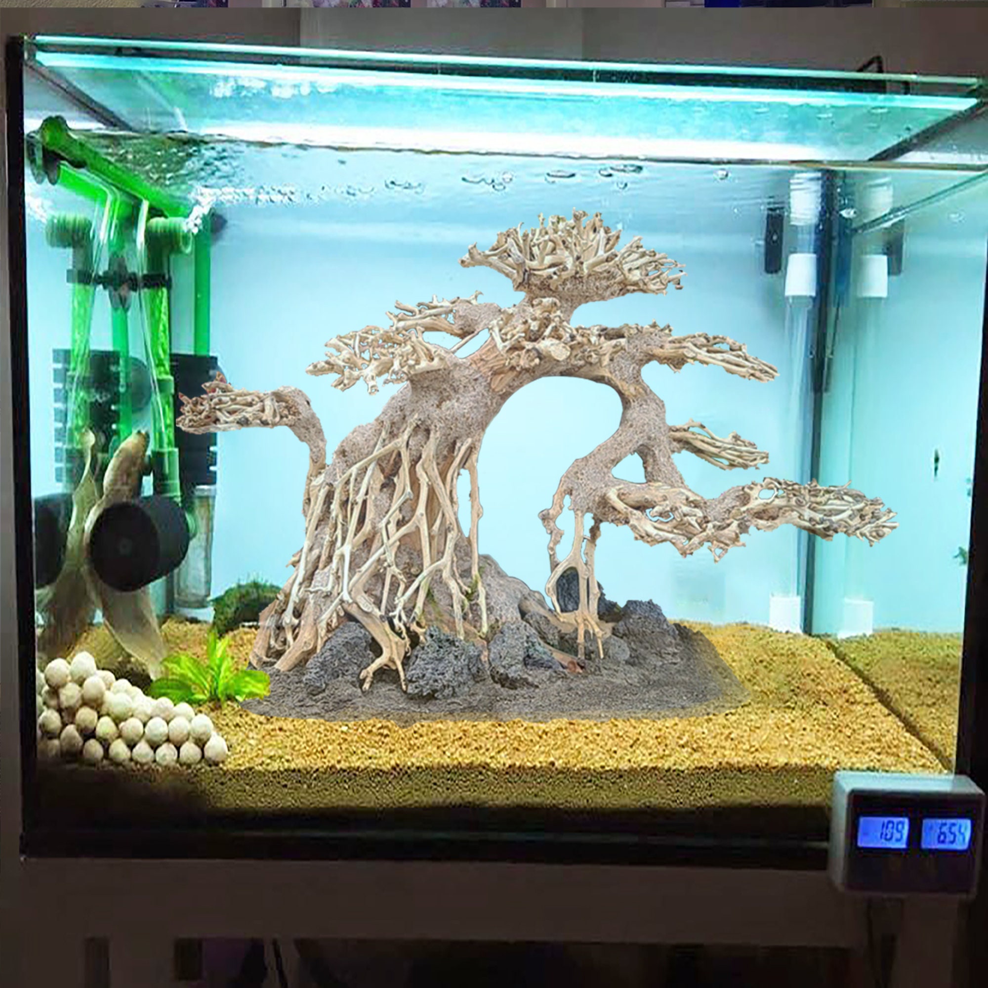 Large shipwreck aquarium decorations top