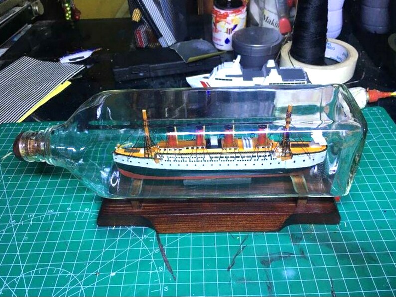 Legendary Titanic Ship in a Bottle Miniature Classic Gifts for Father's