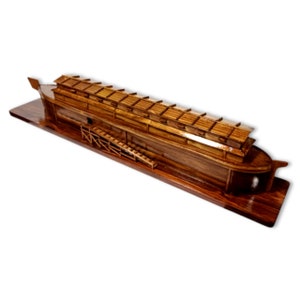 Noah&#39;s Ark Ornament Original Teak Wood