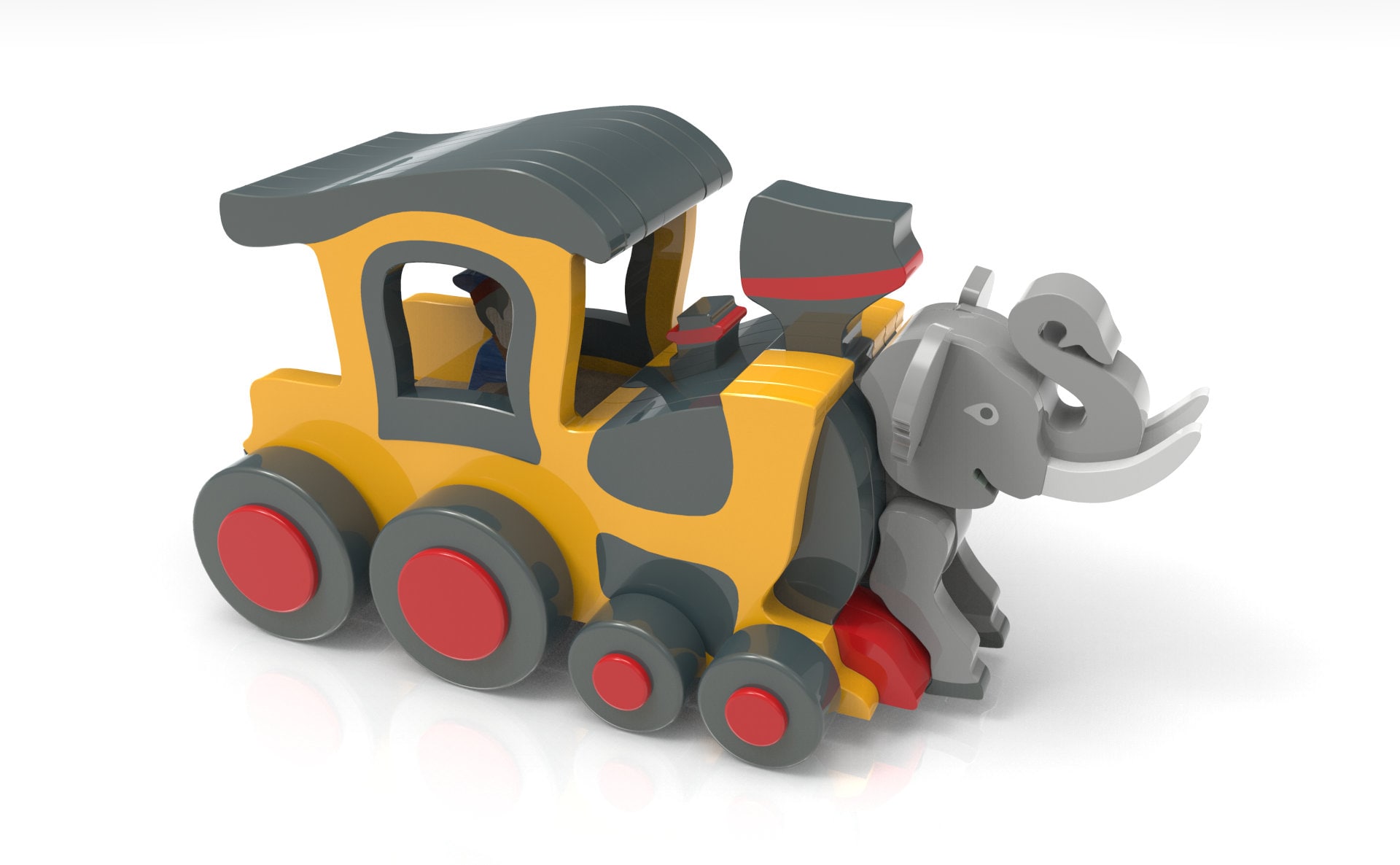 Train set elephant  etsy