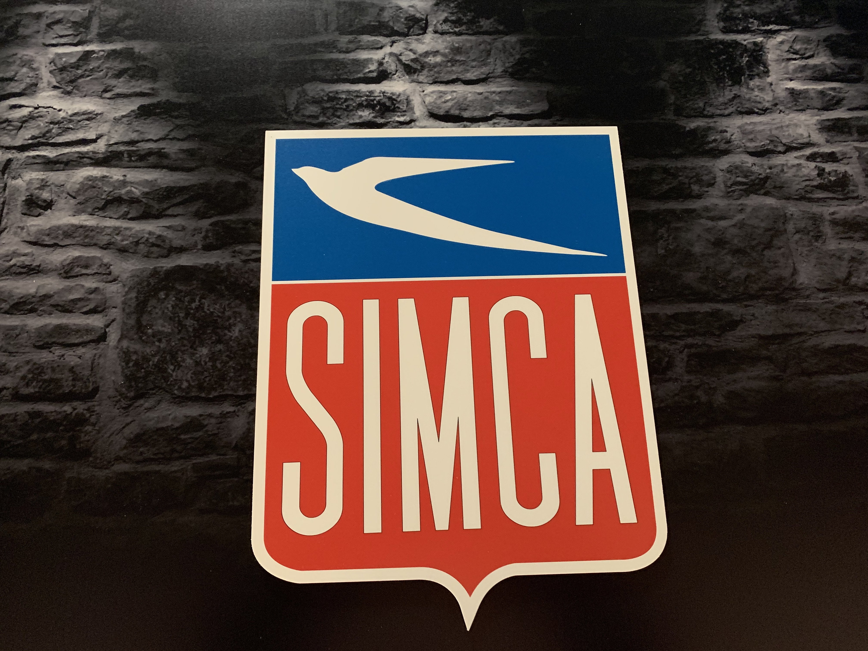 Enseigne Plaque Décorative Automobile Simca