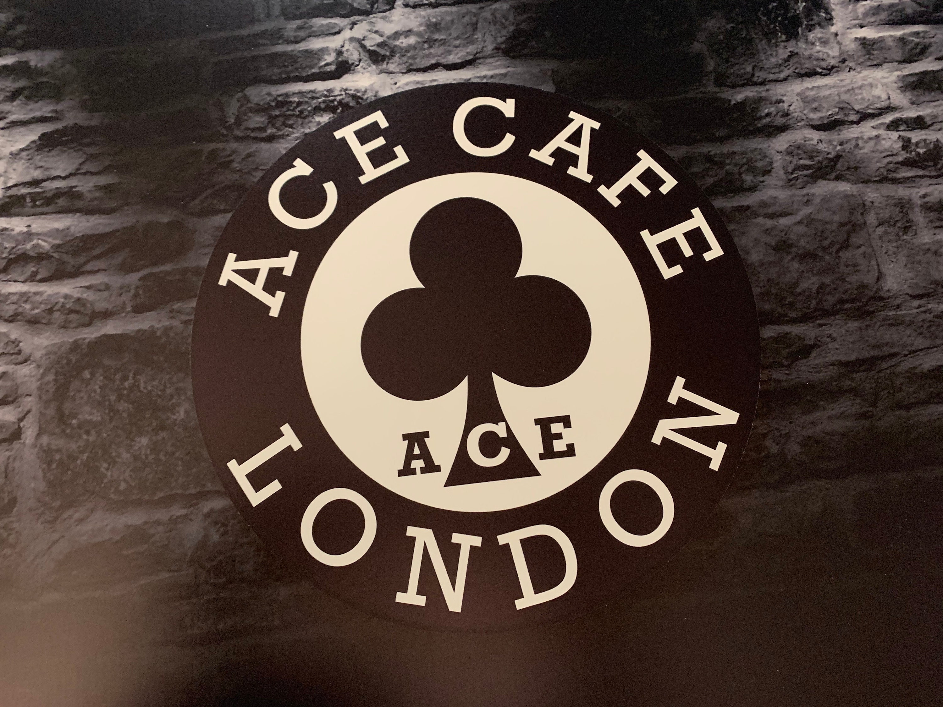 Enseigne Plaque Décorative Ace Cafe Racer | Diamètre 45 cm Triumph Norton