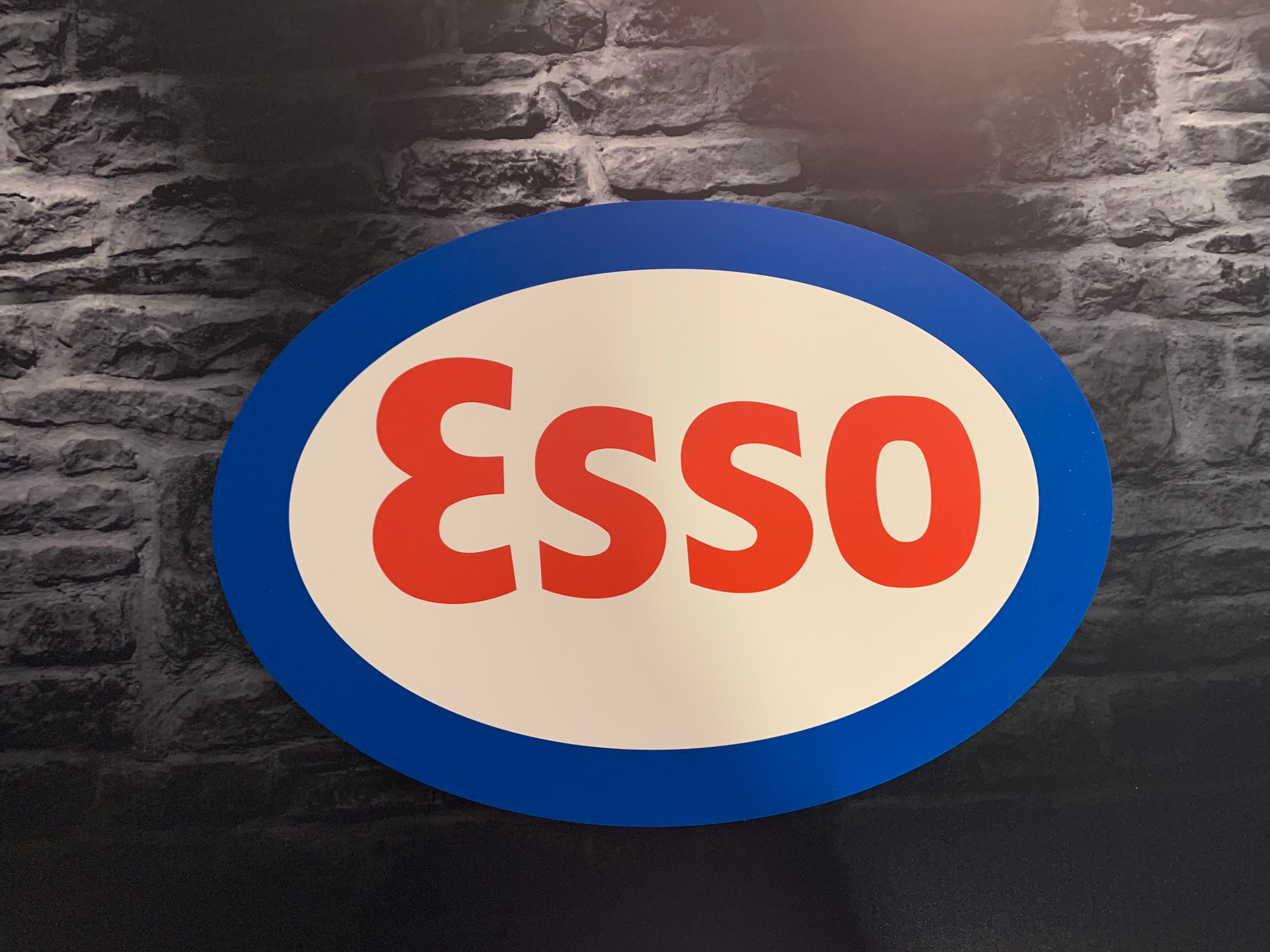 Enseigne Plaque Décorative Esso Vintage Look | 60 cm X 42 cm