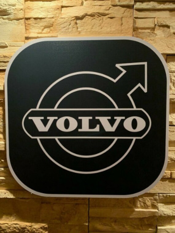 Jolie Enseigne Plaque Décorative Garage Volvo Vintage Look