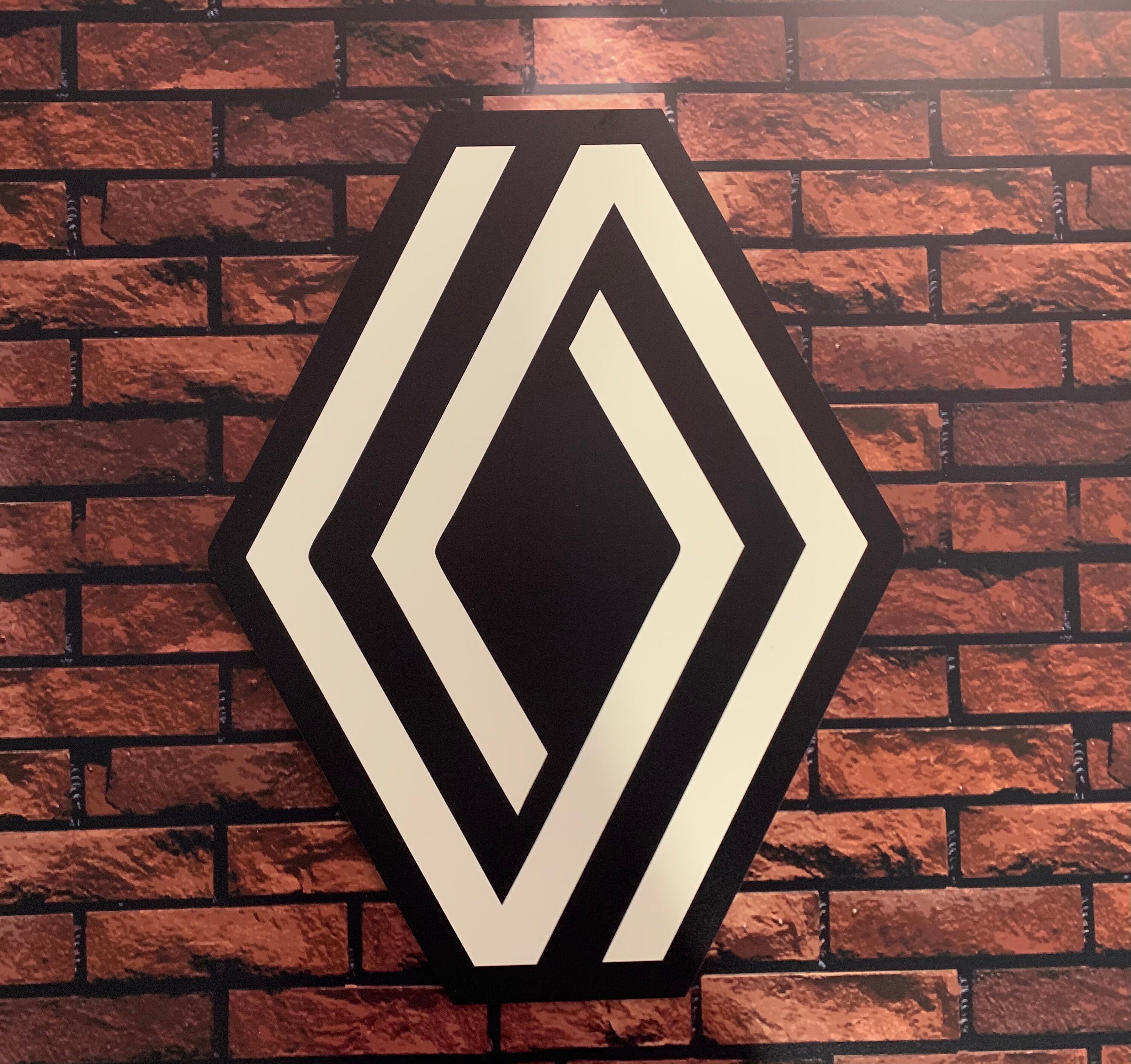 Enseigne Plaque Décorative Renault Nouveau Logo 2021