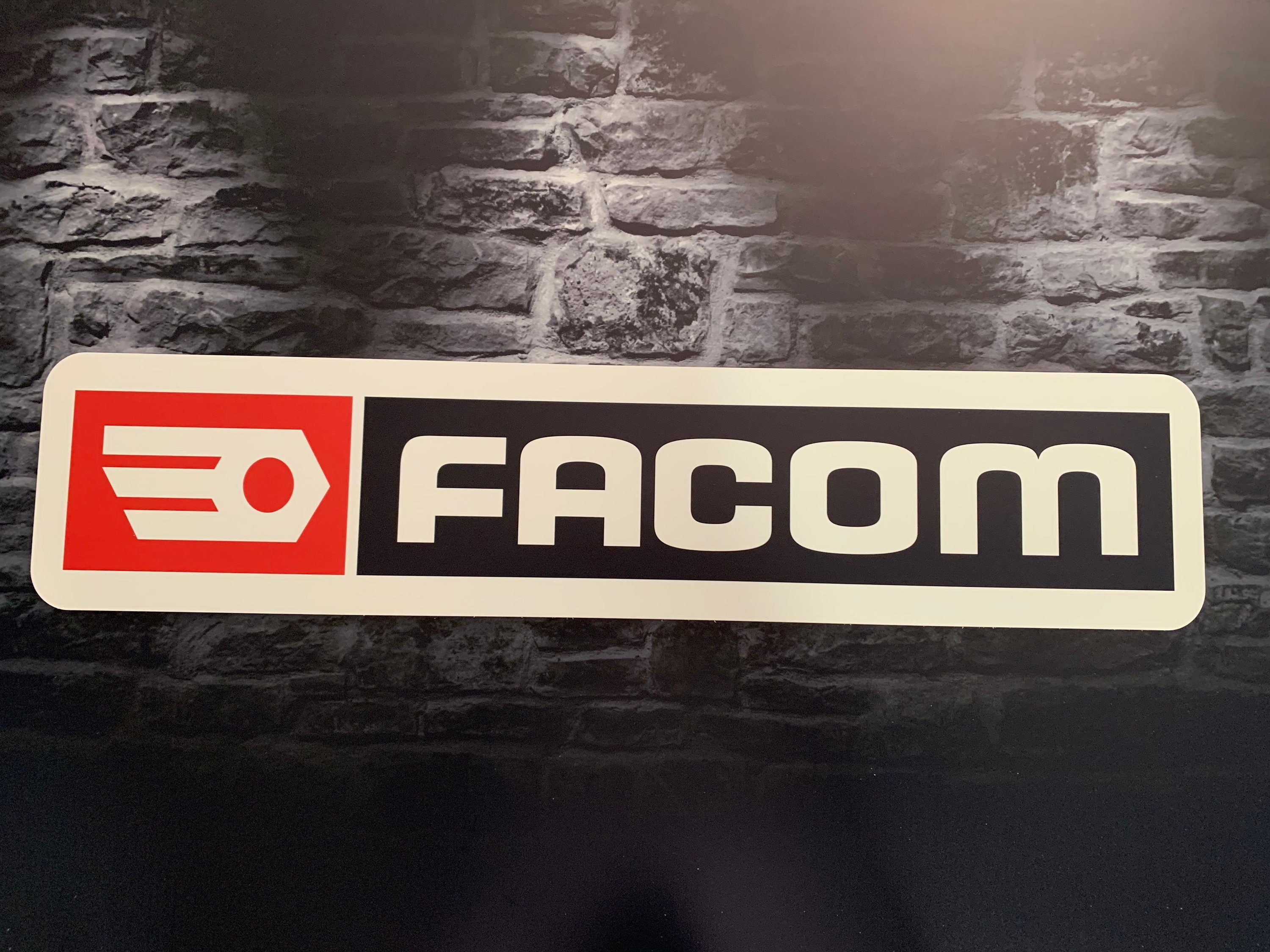 Enseigne Plaque Décorative Outillage Facom | 90 cm X 20 cm