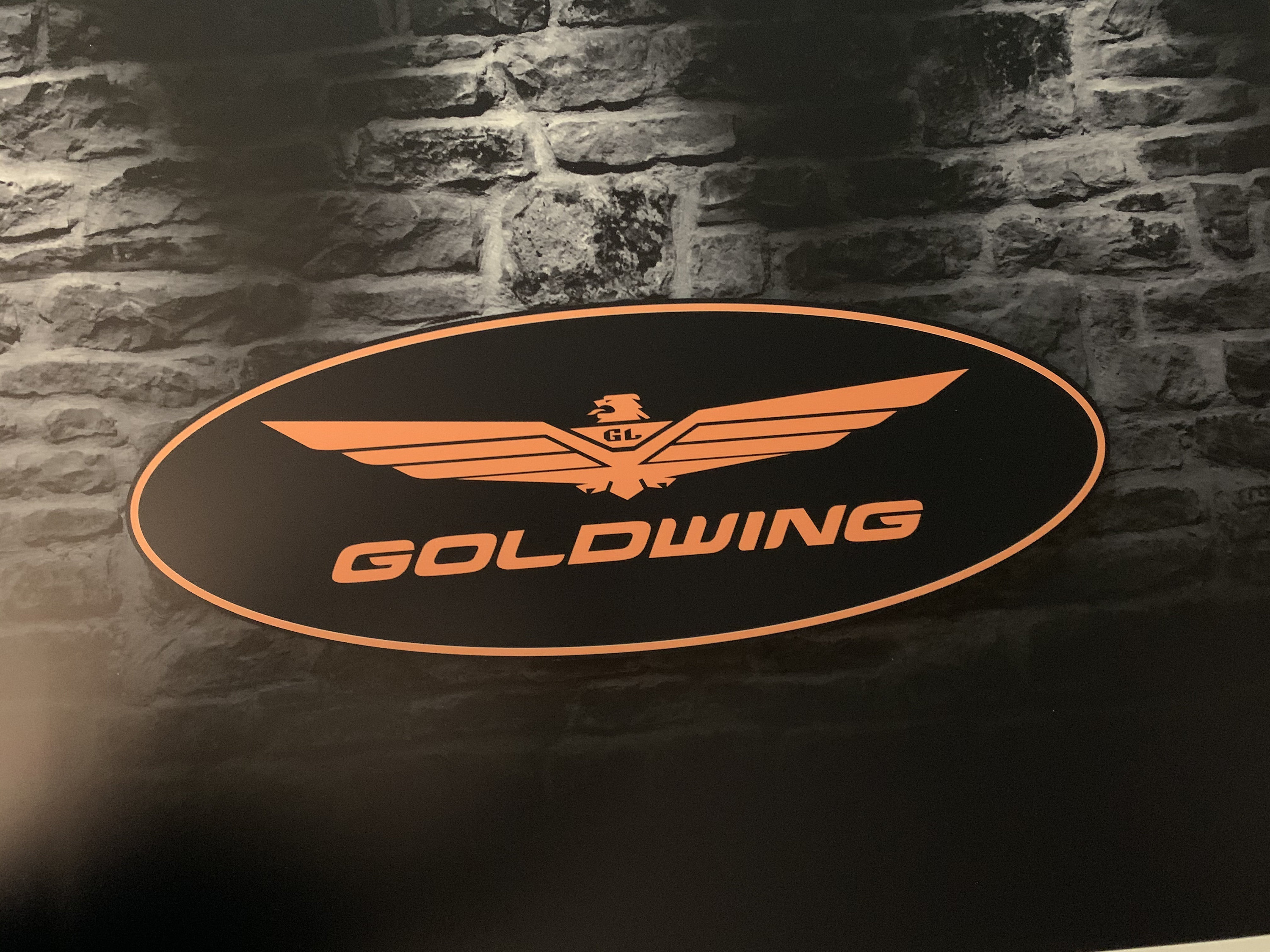 Enseigne Plaque Décorative Moto Honda Goldwing