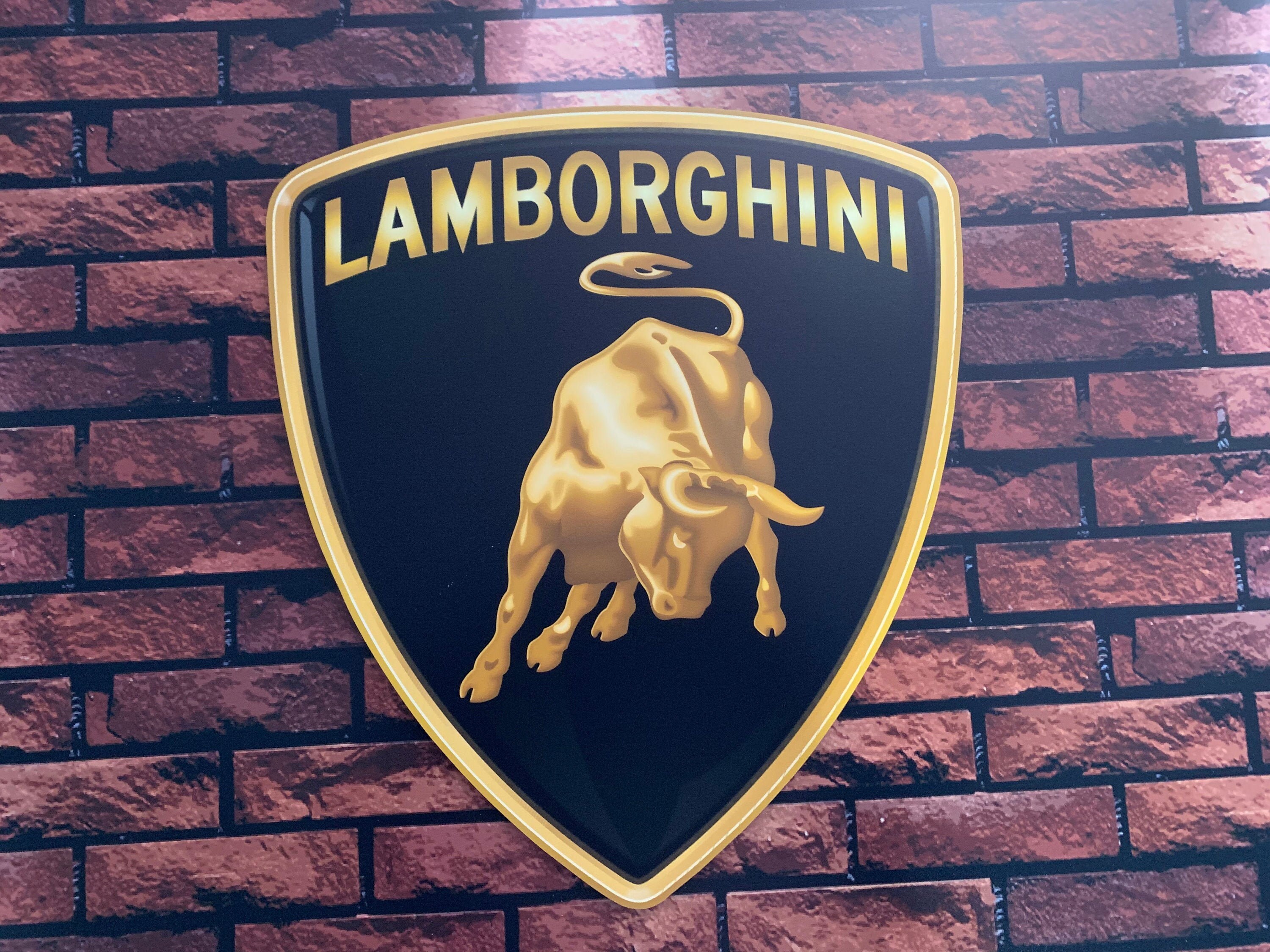 Enseigne Plaque Décorative Lamborghini