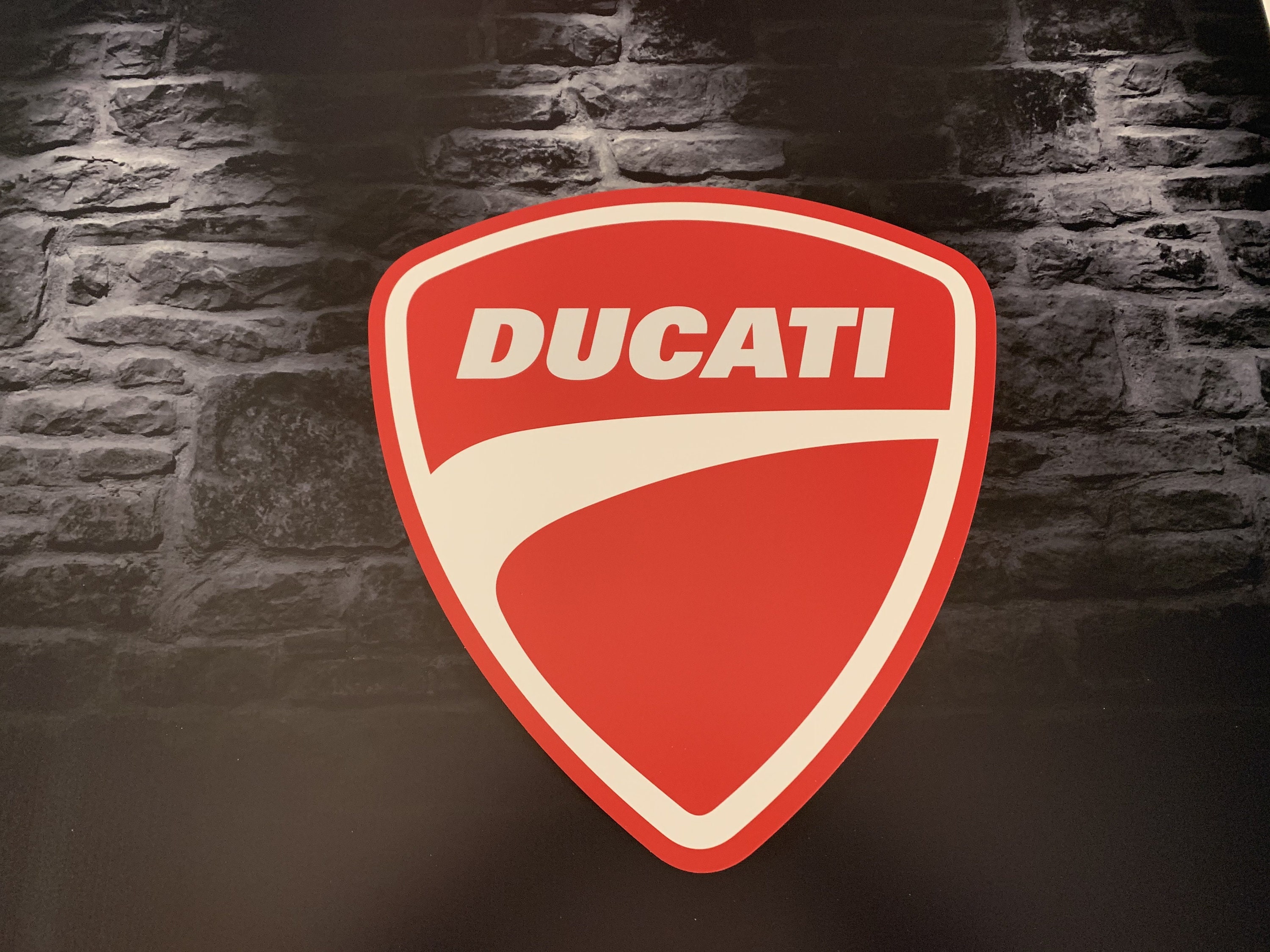 Enseigne Plaque Décorative Moto Ducati