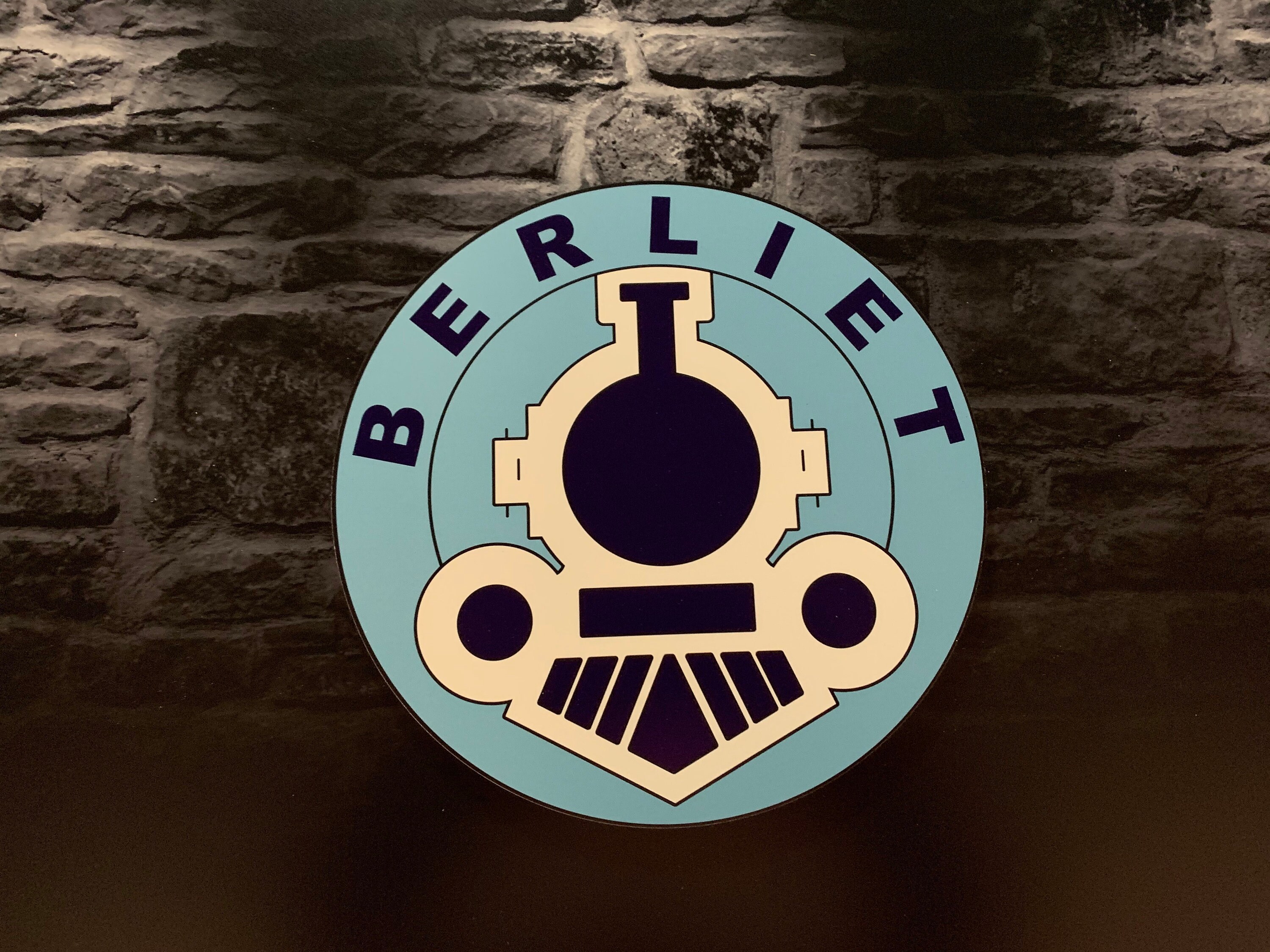 Enseigne Plaque Décorative Automobiles Marius Berliet | Diamètre 40 cm