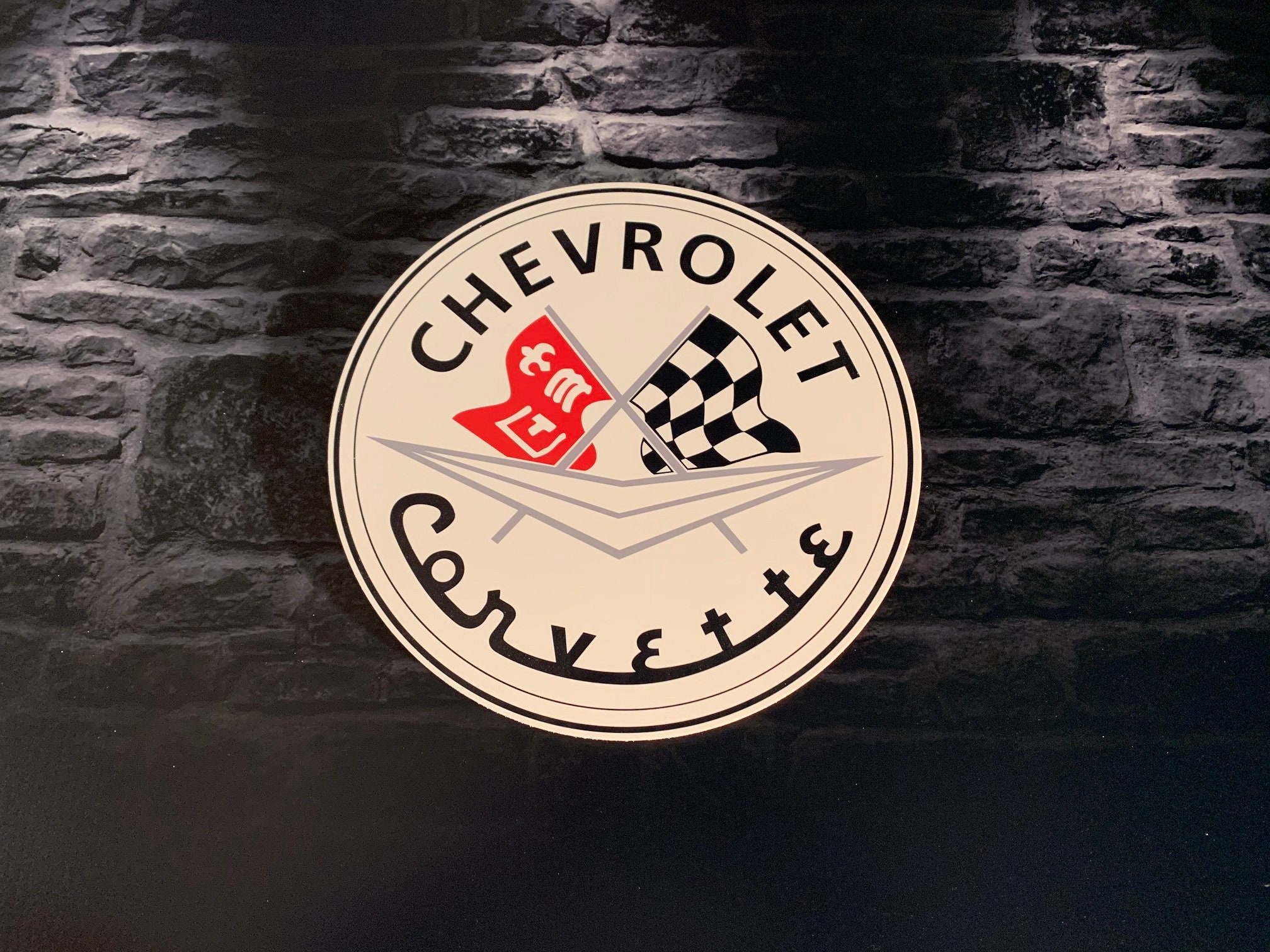 Enseigne Plaque Décorative Auto Corvette Chevrolet