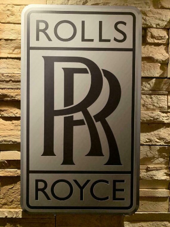 Enseigne Plaque Décorative Rolls Royce | 60 cm X 35 cm