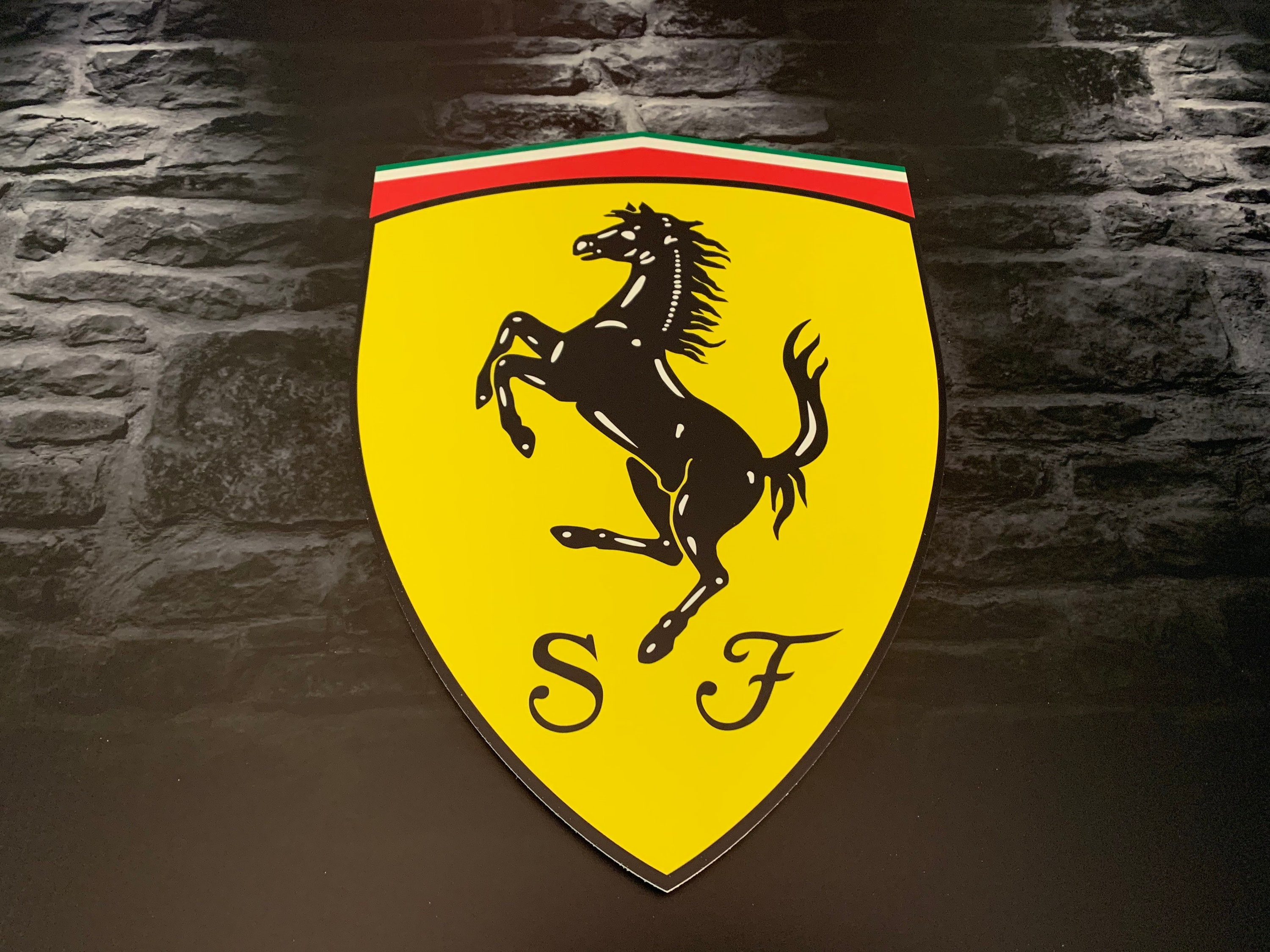Enseigne Plaque Décorative Ferrari Blason