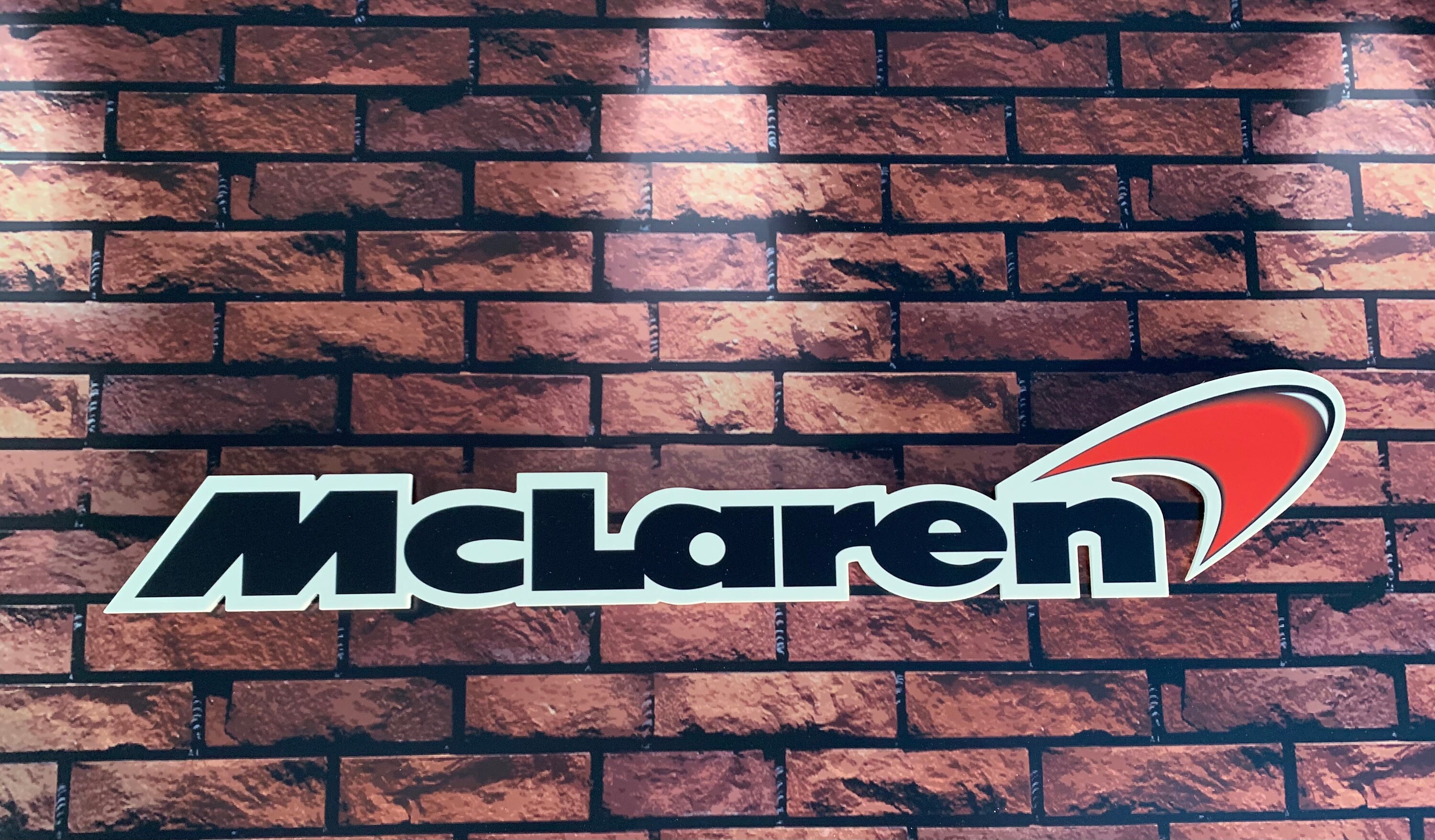 Enseigne Plaque Décorative Mclaren