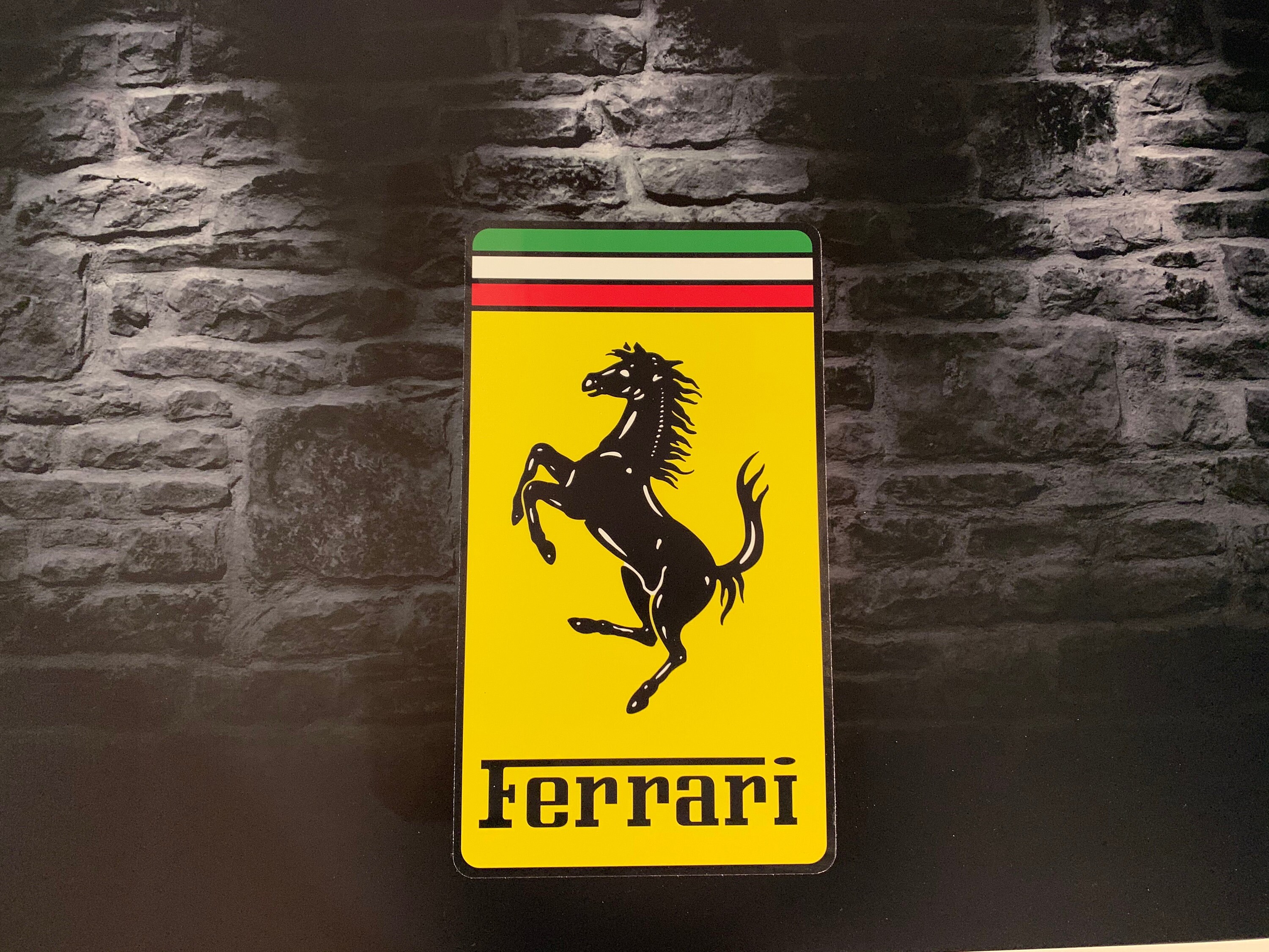 Enseigne Plaque Décorative Ferrari Blason