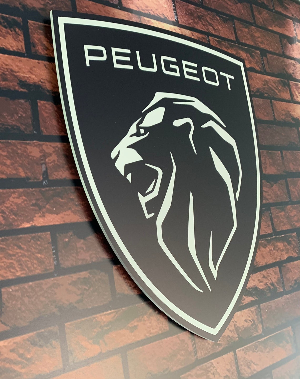 Peugeot logo sponge fixed