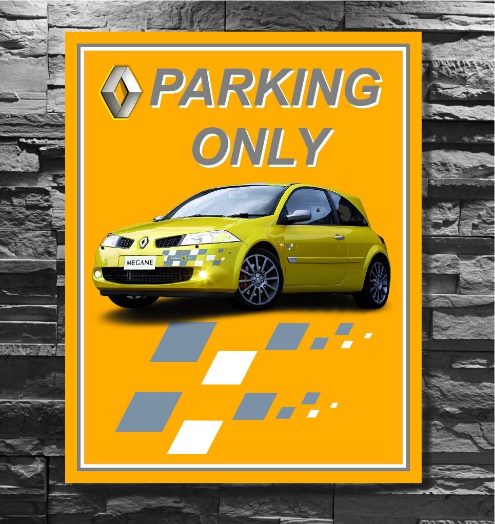 Tableau Parking Only Renault Ménage Rs F1 Team