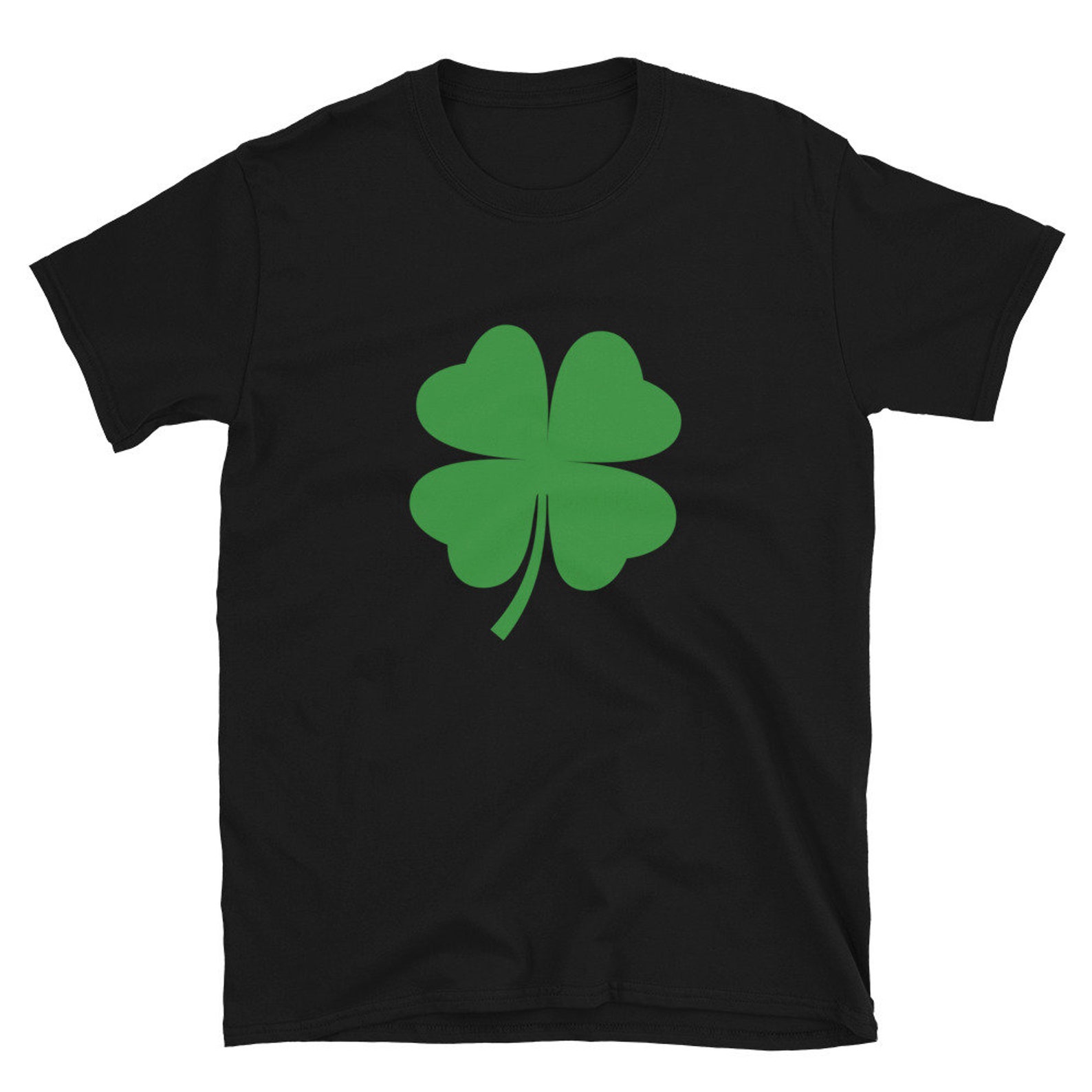 Graphic Lucky Four Leaf Clover Shirt St. Patrick's Day - Etsy