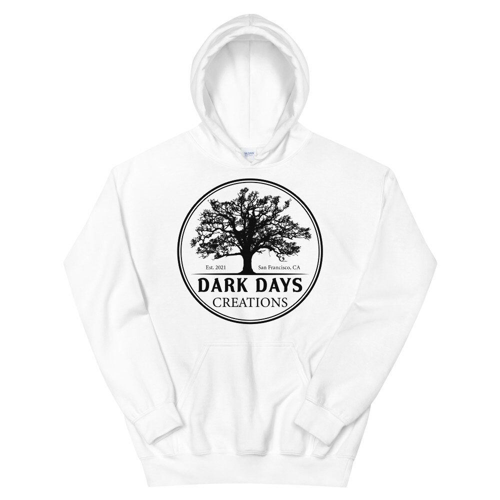 Dark Days Hipster Hoodie Etsy