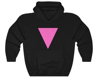 Pink Pride Triangle Sudadera con capucha / Pride Pink Triangle