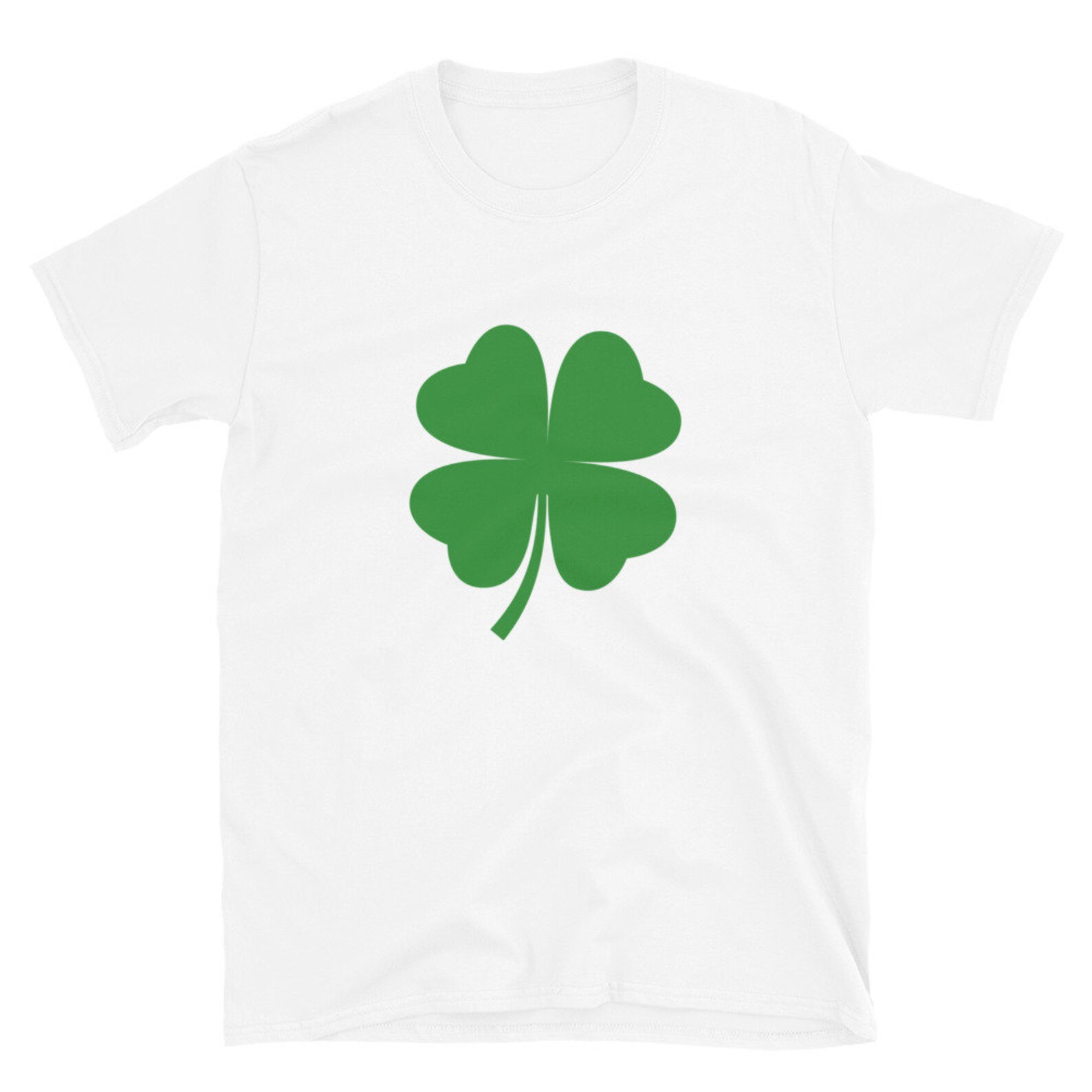 Lucky Graphic T-shirt for St. Patricks Day Four Leaf Clover - Etsy