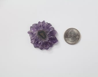 Äkta ametiststalaktit 38 mm