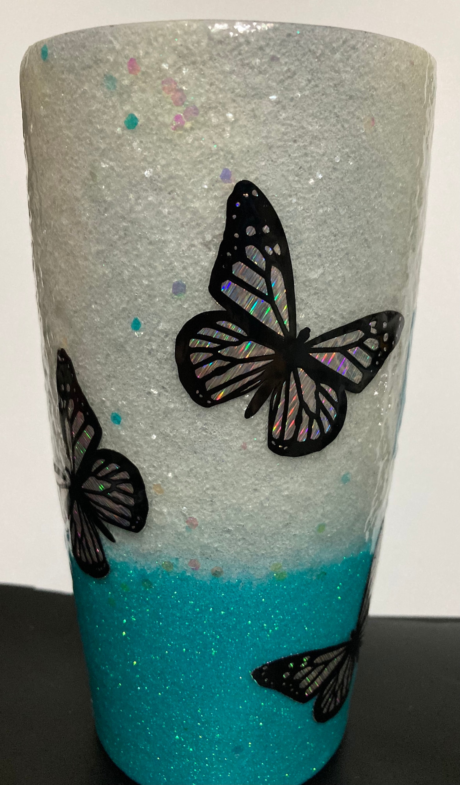 20oz Personalized Butterfly Tumbler Etsy