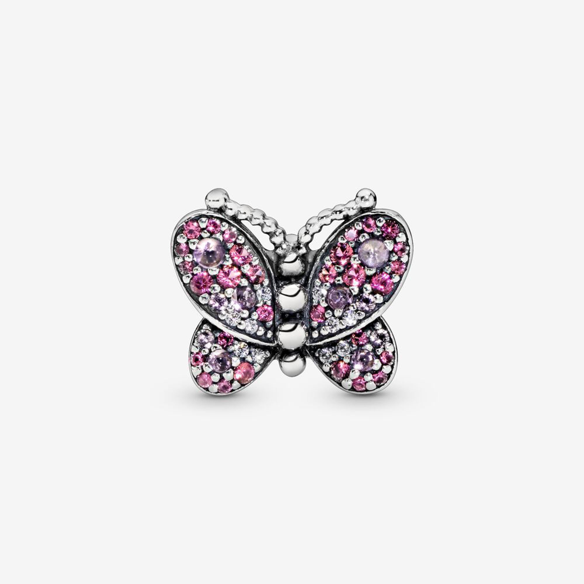 Charms for pandora charm braceletPink Pavé Butterfly Etsy