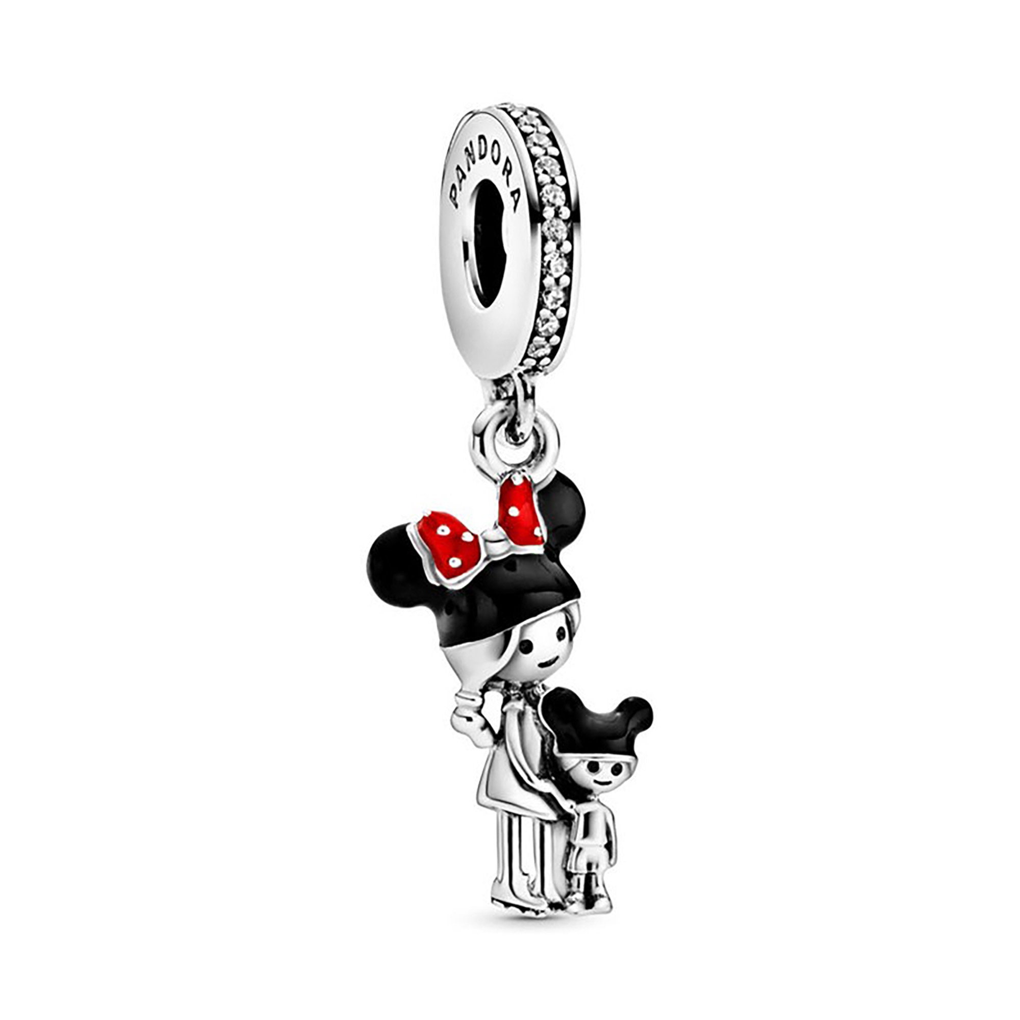 Pandora charmsDisney mum and child charmblack and red Etsy