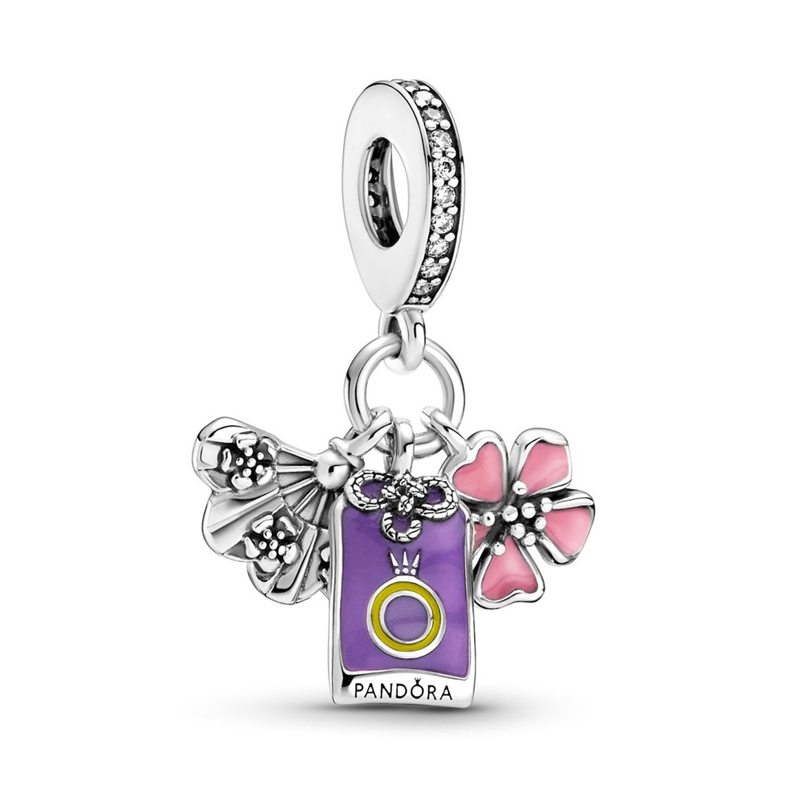 Pandora Charms Japanese Sakura Omamori & Fan Dangle Charm for Etsy