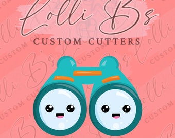 Binocular Cookie Cutter and Fondant Cutter