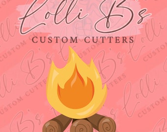 Camp Fire Cookie Cutter and Fondant Cutter