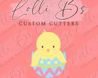 Chick in Egg Cookie Cutter and Fondant Cutter