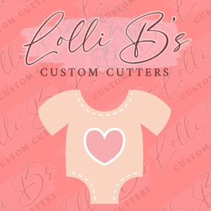 Onesie 02 Cookie Cutter and Fondant Cutter
