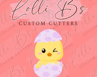 Hatched Chick Cookie Cutter and Fondant Cutter