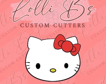 Kitty Head Cookie Cutter and Fondant Cutter