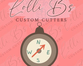 Compass Cookie Cutter and Fondant Cutter