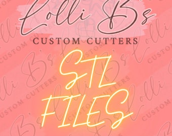 STL File Digital Download for Cookie Cutter printing at home