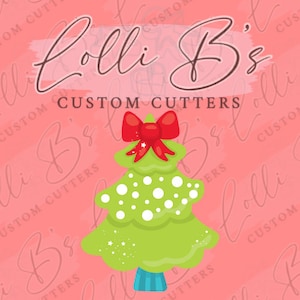 Christmas Tree Cookie Cutter and Fondant Cutter