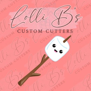 Smore on a Stick Cookie Cutter and Fondant Cutter