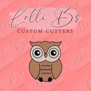 Owl Cookie Cutter and Fondant Cutter