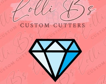 Diamond Cookie Cutter and Fondant Cutter