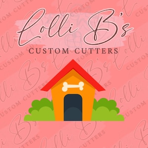 Dog House 01 Cookie Cutter and Fondant Cutter