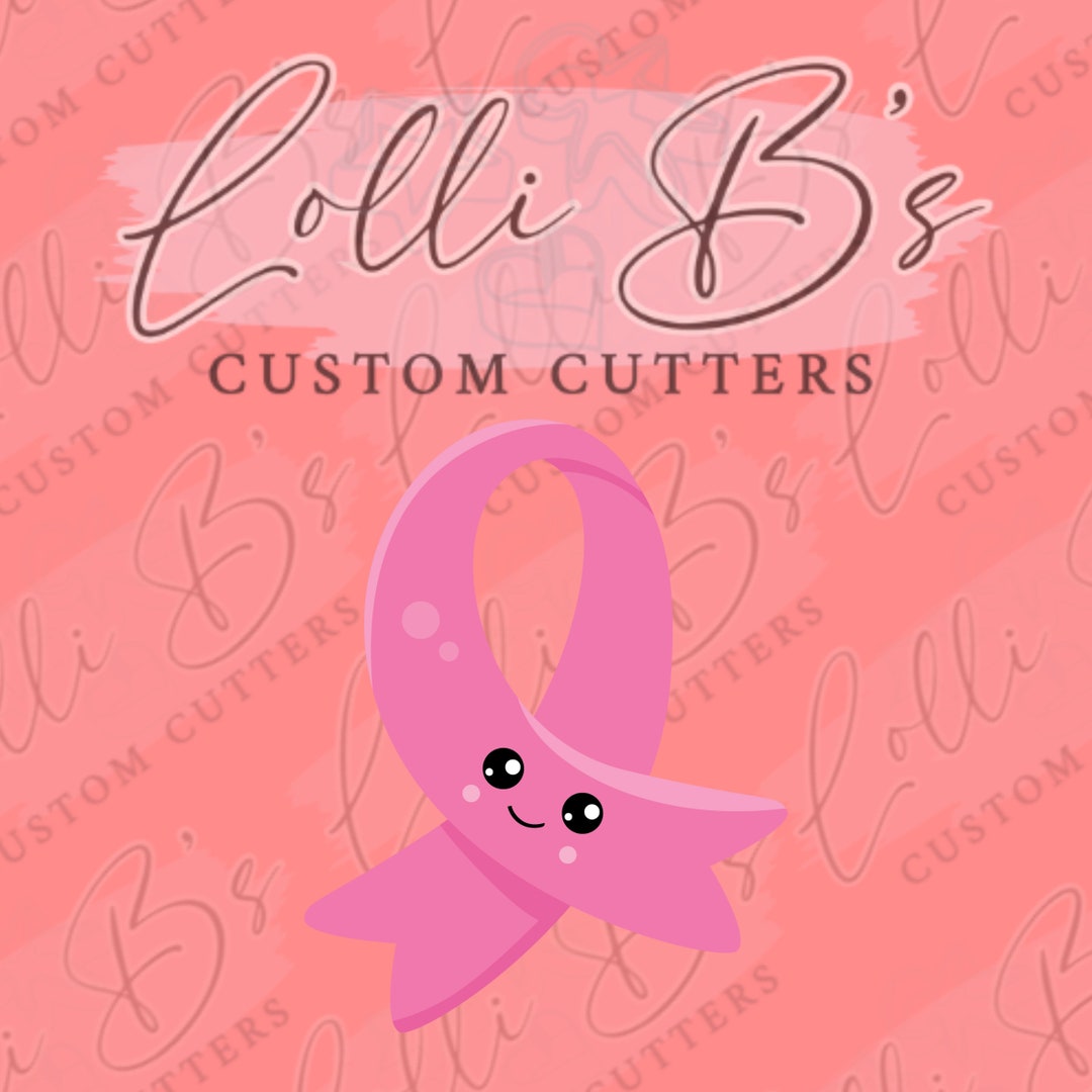 Breast Cancer Awareness Ribbon Cookie Cutter and Fondant Cutter - Etsy